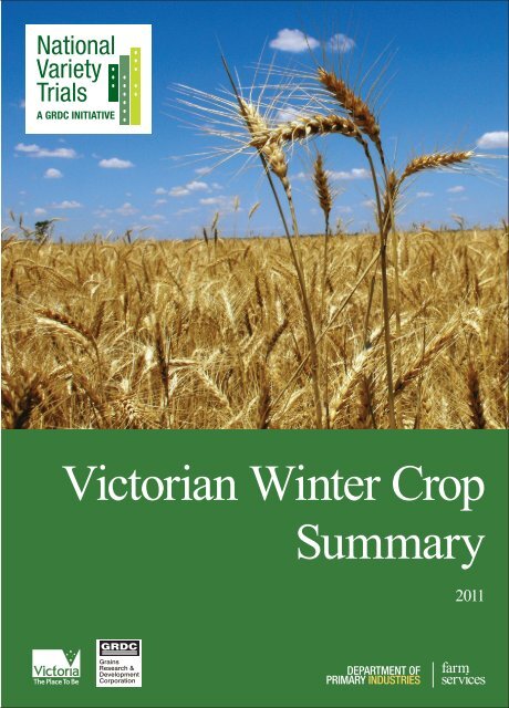 Victorian Winter Crop Summary - Grains Research & Development ...