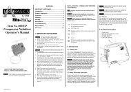 Compressor Nebulizer Operator's Manual - Medical Department Store