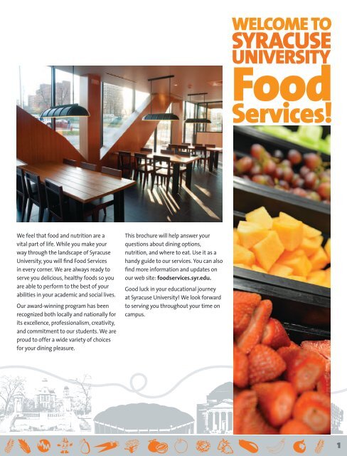 brochure (pdf) - Syracuse University Food Services