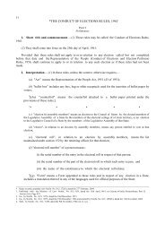 The Conduct of Elections Rules, 1961 - Ministry of Law and Justice