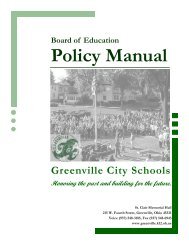 BOE Policy Manual - Greenville City Schools