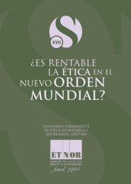 Â¿Es rentable la Ãtica en el nuevo Orden Mundial? - FundaciÃ³n Ãtnor