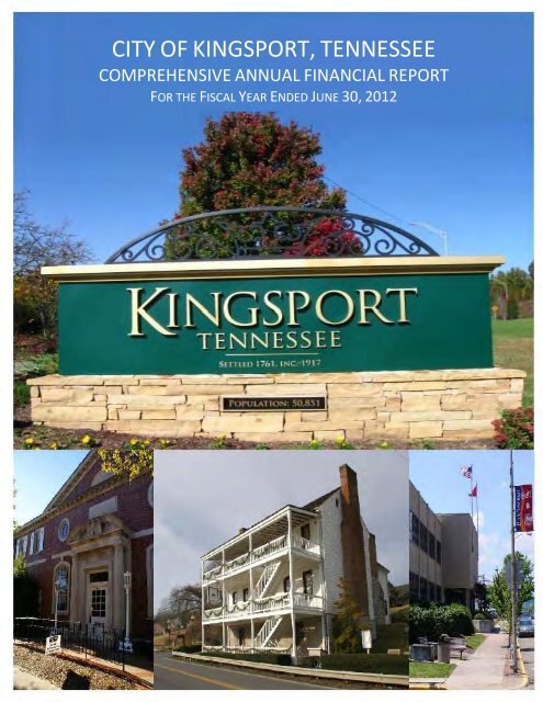 2012 Comprehensive Annual Financial Report - City of Kingsport ...