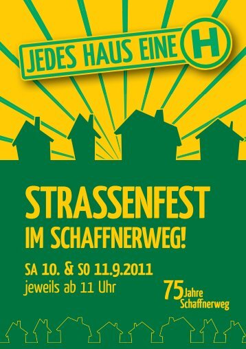 strassenfest im schaffnerweg! sa 10. & so 11.9.2011 - Bogestra