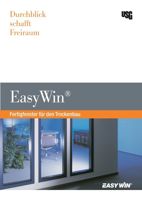 Usg Easywin Brochure A4 Bei Knauf