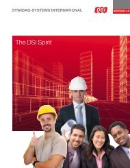 The DSI Spirit - Dywidag Systems International GmbH