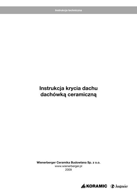 612kbWienerberger_Instrukcja krycia dachu I.pdf - WKT