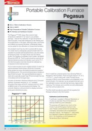 Pegasus Data Sheet - Isotech