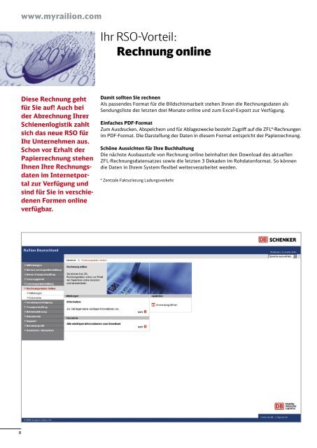 RailService Online (RSO): Ihr Portal für ... - DB Schenker Rail