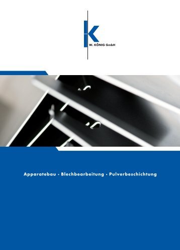 Blechbearbeitungsmaschinen und -Anlagen - Walter König GmbH