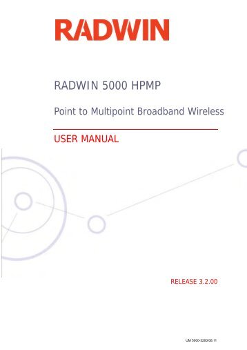 RADWIN 5000 HPMP - WDC Networks