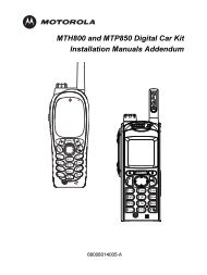 MTH800 and MTP850 Digital Car Kit Installation ... - Datamatik AS