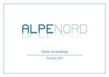 Online Vermarktung - Alpenord