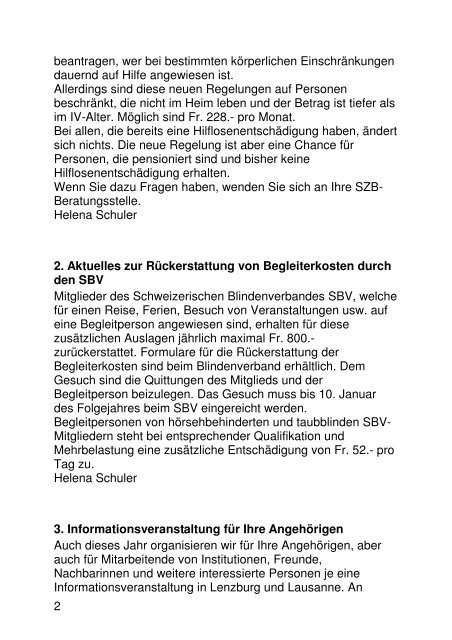 SZB Beratungsstellen fÃ¼r taubblinde und hÃ¶rsehbehinderte ...