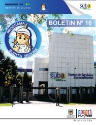 Boletin Subita Segura NÂ° 16 - Hospital Suba