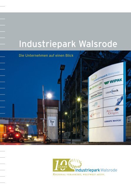 Unternehmen im IPW - Industriepark Walsrode, Dow Wolff ...