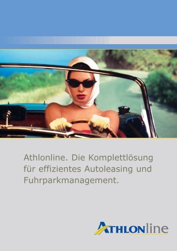 behalten Sie den Überblick. - Athlon Car Lease