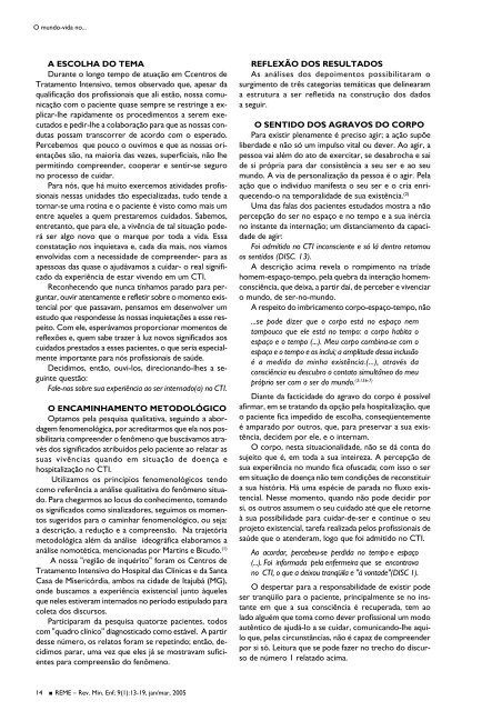 versão completa em PDF - Escola de Enfermagem - UFMG