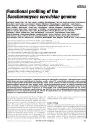 Functional profiling of the Saccharomyces cerevisiae genome