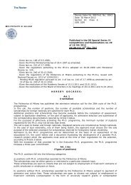 Notizie per la Stampa - Dottorato di Ricerca - Politecnico di Milano