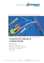 CATALOG DE CABLURI ÅI CONDUCTOARE - Schrack