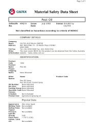 Material Safety Data Sheet - Pest Genie