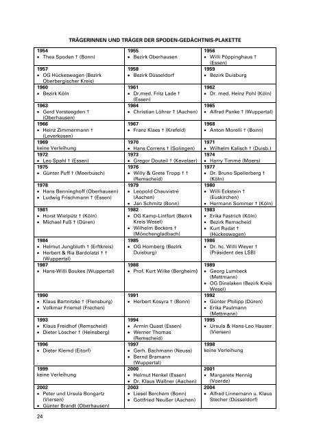 Chronik des Landesverbands - Landesverband Nordrhein - DLRG