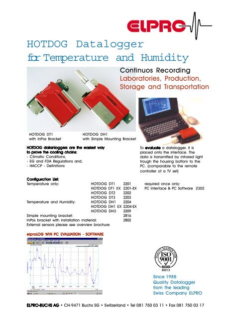 HOTDOG Datalogger for Temperature and Humidity