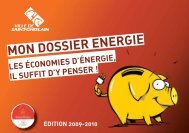 MON DOSSIER ENERGIE - Saint-Ghislain