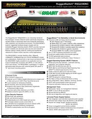 Datasheet - RuggedCom