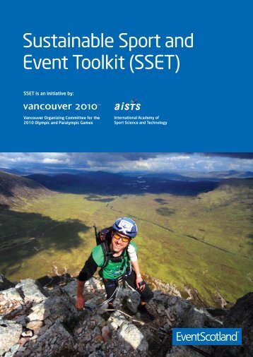 Sustainable Sport and Event Toolkit (SSET) - EventScotland