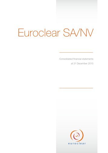 Euroclear SA/NV consolidated financial statements