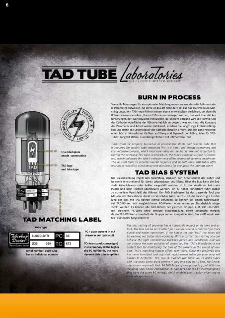 Tube Amp Doctor - TAD