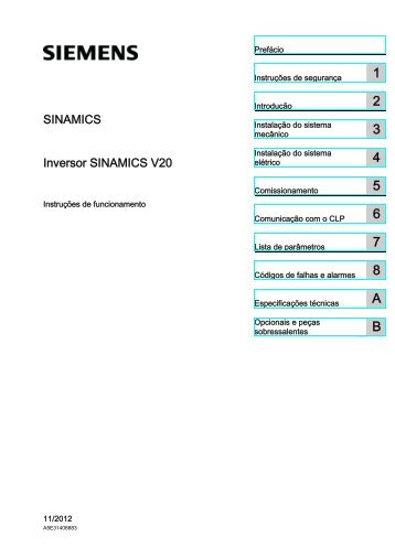 Inversor SINAMICS V20 - Industry