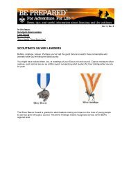 SCOUTING'S SILVER LEADERS - Scoutstuff.org