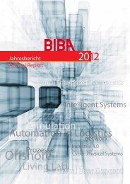Jahresbericht 2012 - Biba - Universität Bremen