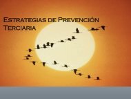 Estrategias de Prevención Terciaria