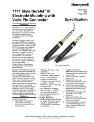 7777 Style Durafet III Electrode Mounting with Vario Pin ... - Merkantile