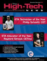 ETA Technician of the Year, Philip Schmitt, CET ... - ETA International