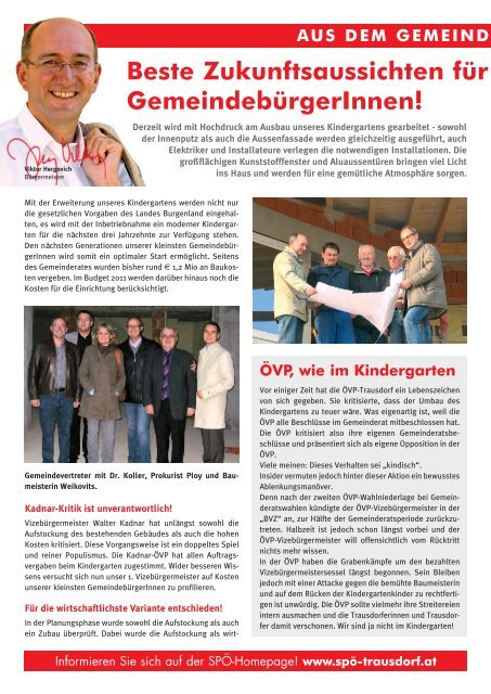 trausdorfer - bei der SPÖ Trausdorf