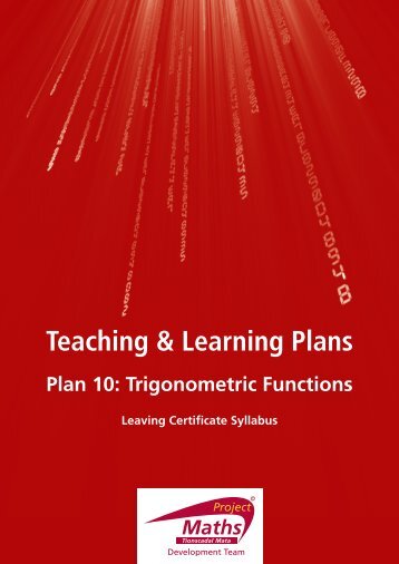 Teaching & Learning Plan 10 - Project Maths