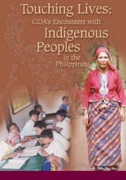 Touching Lives: CIDA - Ethnic Filipino groups