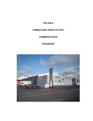 for sale former baby deer factory commerce road stranraer - DM Hall