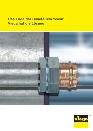 Isolierverschraubung fÃ¼r Sanpress/Profipress - Viega