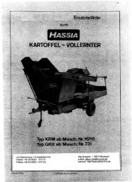 Ersatzteilliste Kartoffelvollernter KRM ab 11718 GKR ab 731 als ...