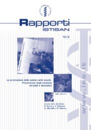 Rapporti ISTISAN 10/3 - Istituto Superiore di Sanità