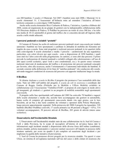 Rapporti ISTISAN 10/3 - Istituto Superiore di Sanità