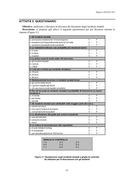 Rapporti ISTISAN 10/3 - Istituto Superiore di Sanità