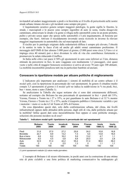 Rapporti ISTISAN 10/3 - Istituto Superiore di Sanità