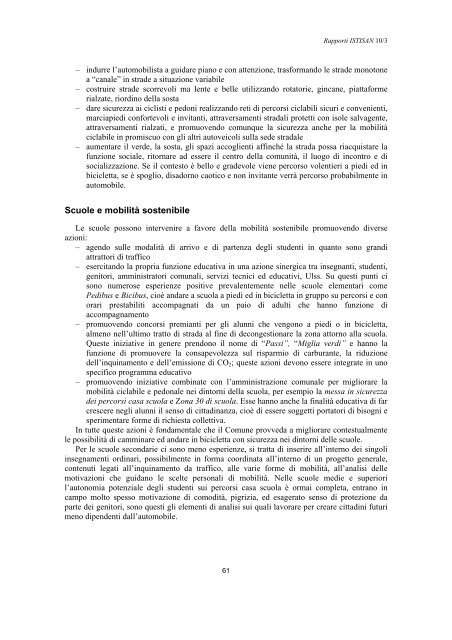 Rapporti ISTISAN 10/3 - Istituto Superiore di Sanità